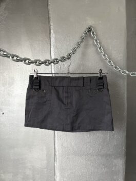 Vintage mini skirt grey