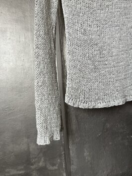 Vintage watcher hand knitted shirt grey