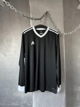Vintage oversized Adidas longsleeve shirt black white