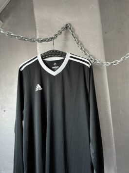 Vintage oversized Adidas longsleeve shirt black white