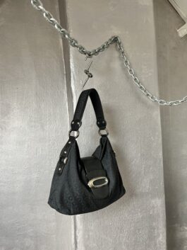 Vintage Guess monogram handbag black
