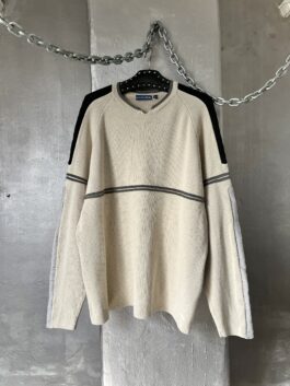 Vintage oversized QuickSilver  knitted sweatshirt creme