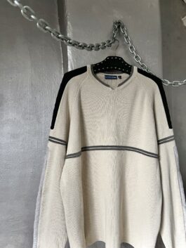 Vintage oversized QuickSilver  knitted sweatshirt creme