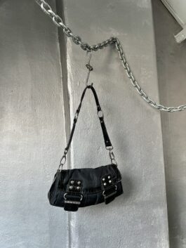 Vintage Guess handbag with snakeskin black