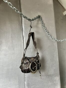 Vintage Guess handbag with gold hardware brown