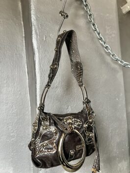 Vintage Guess handbag with gold hardware brown