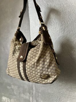 Vintage Guess monogram handbag brown