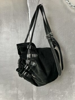 Vintage Dolce & Gabbana real leather shoulderbag black