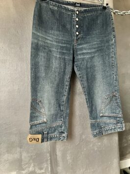 Vintage Dolce & Gabbana capri denim pants