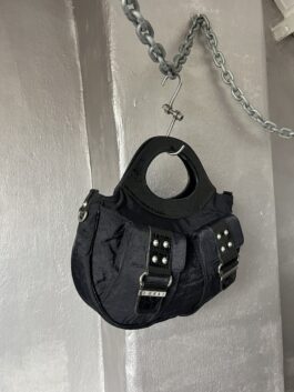 Vintage Guess handbag with silver hardware black