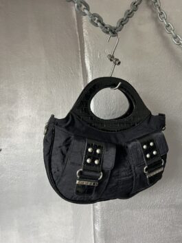 Vintage Guess handbag with silver hardware black